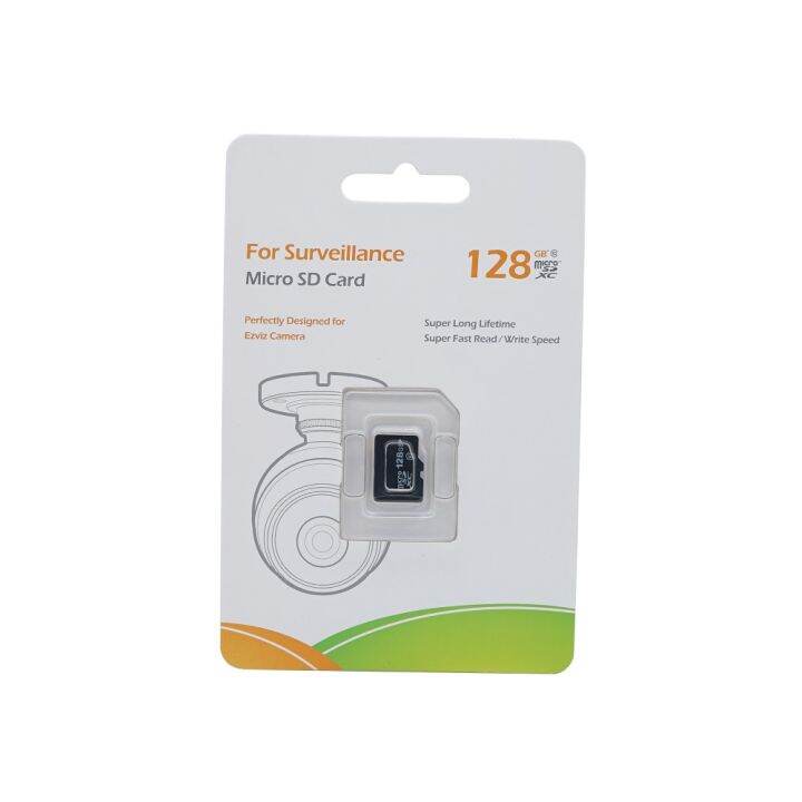 Original EZVIZ 128GB class 10 Micro SD Card , TF card For Surveillance, Perfectly Designed for