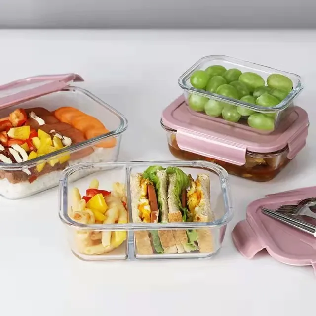 Glass Microwalable Lunch Boxes — Buy online at