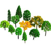 Mini Model Trees Model Train Scenery Mixed Miniature Trees Artificial Wargame Trees Model Railroad Scenery