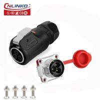 Cnlinko Connector Manufacturer Supply M24 3 Pin Plug Socket Power 25A Waterproof Connector with CE UL TUV Certification