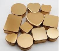 10pc/lot Fashion gold tinplate candy boxes /tin metal storage pencil box /Metal Iron wedding candy case/ Favor Boxes gift Storage Boxes
