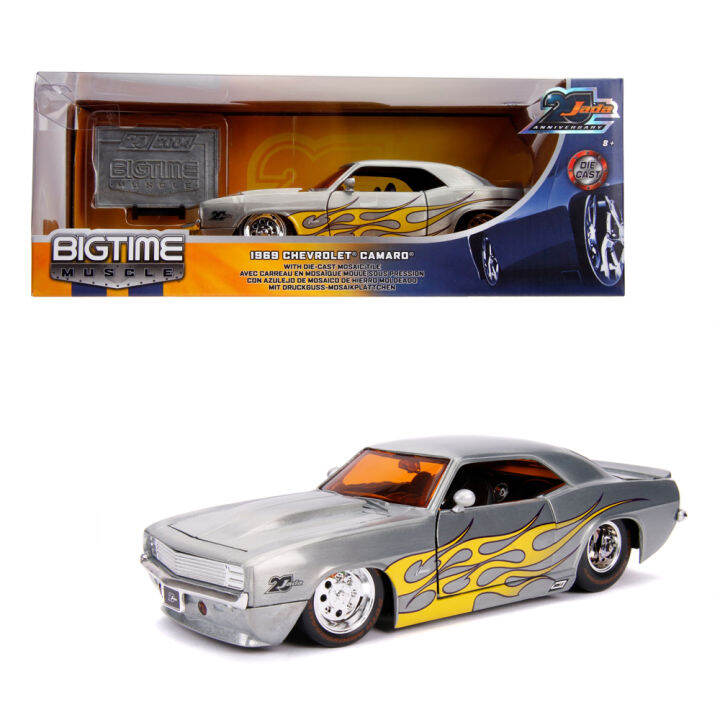 Jada 20th Anniversary Bigtime Muscle 1969 Chevy Camaro 1 24 Scale Die 