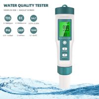 7 in 1 PH TDS EC ORP Salinity S.G TEMP Meter Digital PH Tester C-600 Water Quality Tester for Drinking Water Aquariums PH Meter