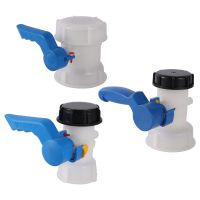 60/75/100mm Ton Bucket Butterfly Valve Faucet Garden Switch Valve Ibc Inner And Outer Coarse Thread Water Tank Adapter Valves