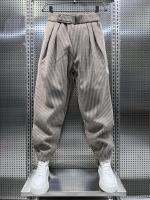 Mens Striped Pants Loose Hip Hop Sportswear New In Popular Japanese Harajuku Trousers Luxury Brand Harem Sweatpants