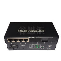 1F4E ไฟเบอร์ POE Fast Ethernet Switch,1โหมด Single-Fiber Optical Gigabit 1000M, 4 RJ45 Network SC Transceiver Up-Link