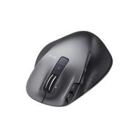 ELECOM Mouse Wireless (Receiver Attachment) L 8-button Laser Grip Extreme Black M-XGL20DLXBK