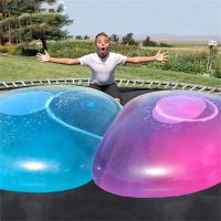 [HOT MAKXJWIGO 542] เด็ก Bubble Ball บอลลูนเป่าโปร่งใส Bubble Inflatable Ball เกมของเล่น Baby Shower Water Filled Bubble Ball ของเล่นของขวัญ