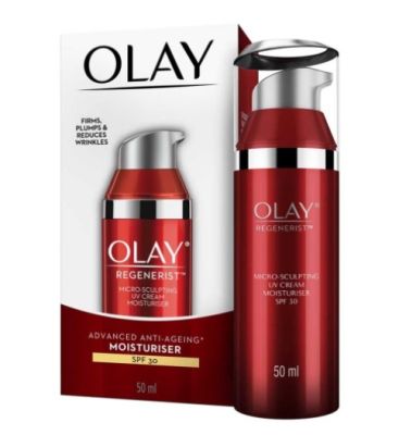 OLAY Regenerist Micro-Sculpting UV Cream SPF30 โอเลย์ รีเจนเนอรีส ไมโคร-สกัลป์ติ้ง ยูวี ครีม เอสพีเอฟ 30 ml หมดอายุปี 05/2026