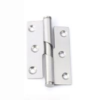 Stainless Steel Flag Shape Detachable Hinge  3 Inch Lifting Hinge Bathroom  Automatically Close The Door Back Removable Hinges Door Hardware Locks