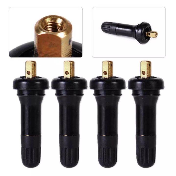 4PCS TPMS Tyre Pressure Sensor Valve Stem Service Kit for Chevrolet