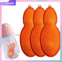 YESMILE 3PCS ฟองน้ำเสริมฟองน้ำ ถั่วทำความสะอาดขวดวิเศษ การทำความสะอาดภายใน ใช้ซ้ำได้ ฟองน้ำทำความสะอาดขวดถั่ว เครื่องมือทำความสะอาดมือ อุปกรณ์ในครัว แปรงขวดน้ำ อุปกรณ์สำหรับห้องครัว