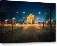 Tm Arc De Triomphe 4ปารีสบนผ้าใบกำแพงแก้วศิลปะสำหรับการตกแต่งบ้านแกลเลอรี่ห่อกรอบยืดพร้อมที่จะแขวน16x12x34