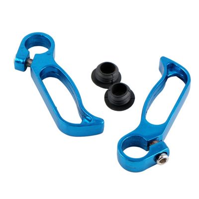 1 Pair Bicycle Handlebar Grip Ergonomic Anti-Skid Lock-On Handle Cover Aluminum Alloy Rubber Grips MTB Bike Accessories