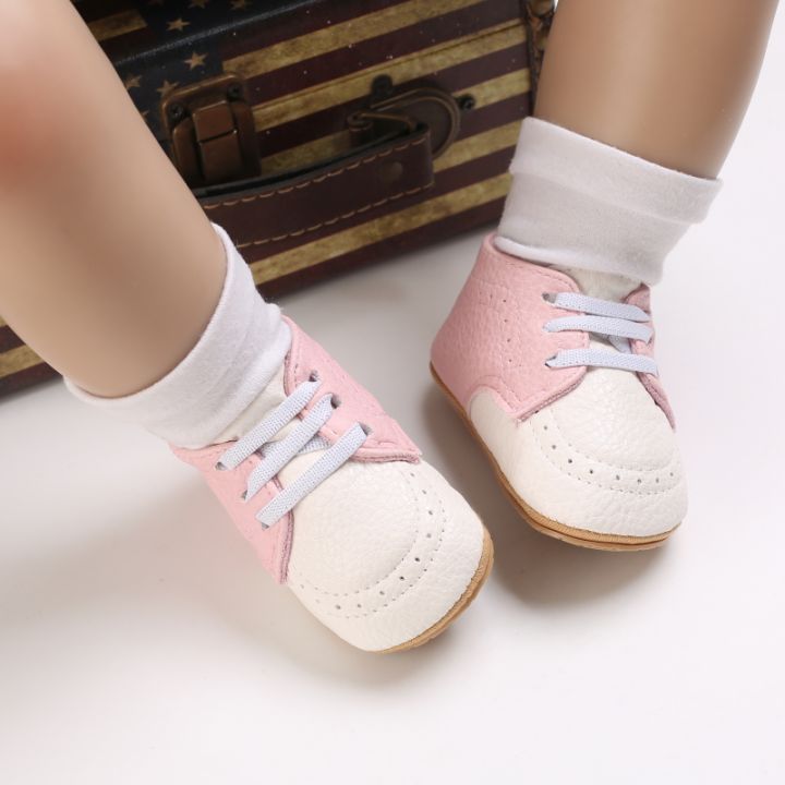 0-1ปีทั้งชายและหญิงทารกอายุ3-6-12เดือน7-8เดือนนุ่มสำหรับเด็กทารกพื้นรองเท้ายางกันลื่นและป้องกันการตกหล่นรองเท้าใส่เดิน