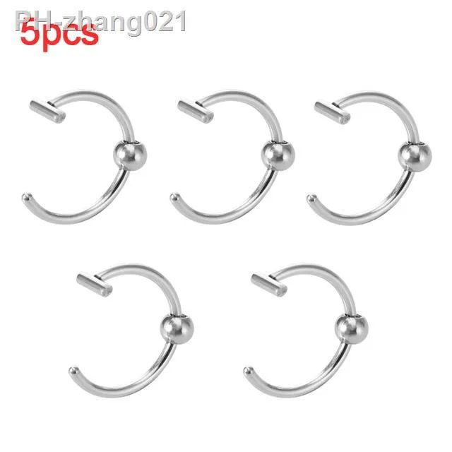 5pcs-lip-ring-fake-piercing-surgical-steel-ear-nose-clip-septum-lip-hoop-mouth-non-piercing-punk-cuff-earring-women-body-jewelry