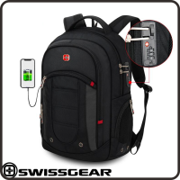 ความจุ 36-55l SwissGear 15.5 นิ้วแล็ปท็อปกระเป๋าเป้สะพายหลัง