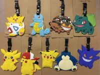 【DT】 hot  Cartoon Anime Pokemon  Pikachu  Charizard Color Hand Action Toy Figure Product Accessories Luggage Tag Suitcase Pendant