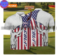 2023 Golf Skull Golf Clubs Happy Golf Colorful Golf Mens and Womens High Quality Full sublimation Quick Dried Polo Personalized p-1537 (private chat free custom name&amp;logo) New polo shirt