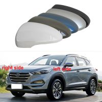 ฝาครอบกระจกมองหลังสำหรับ Hyundai Tucson 2015 2016 2017 2018-2020อุปกรณ์เสริมรถยนต์กระจกมองหลังกรอบสีเพ้นท์สี