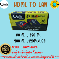 คุณภาพดี ส่งไว 16002-16006 HDMI Extender ขยายสัญญาณ LAN เคเบิ้ล RJ45 ไปเป็น HDMI รองรับ CAT 5e/6/6A