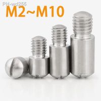 Slotted Headless Screws M2 M3M4 M5 M6M8 M10 Slotted Cylindrical Pin Dowel External Thread Locating Pin 304 Stainless Steel