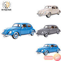 ขายดี1:18โมเดลรถโลหะผสม1955รถหรูจำลองเครื่องประดับรถขึ้นรูป Volkswagen โมเดลรถเต่าสำหรับสะสมของขวัญ