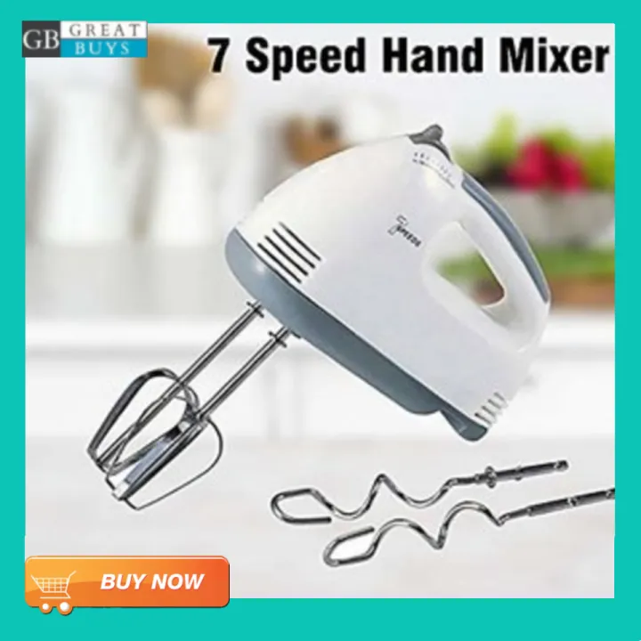 GB 7 Speed Automatic Whisk Hand Food Mixer Electric Stand Mixers
