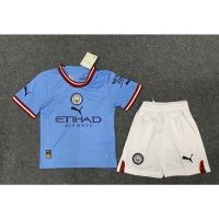 ❇ เสื้อกีฬาแขนสั้น ลายทีมฟุตบอล Manchester City คุณภาพสูง สําหรับเด็ก 2223