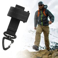 New multi-purpose nylon glove hanging buckle rope storage buckle outdoor army fan gloves carabiner anti-lost camping storage tie