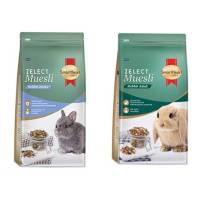 SmartHeart Gold Zelect Muesli Rabbit Junior &amp; Adult อาหารกระต่าย สูตรกระต่ายเด็ก และ กระต่ายโต  1.5 Kg