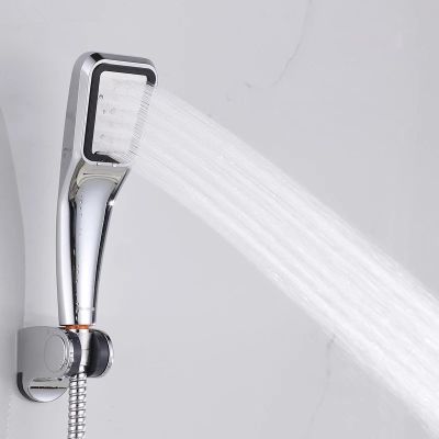 300 Holes High Pressure Rainfall Shower Head Water Saving 3 Color Chrome Black White Sprayer Nozzle Bathroom Accessories Showerheads