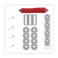 Vacuum Accessories Set for Roborock Q Revo / P10 Self-Cleaning Sweeping Robot Vacuum Cleaner Replacement Parts