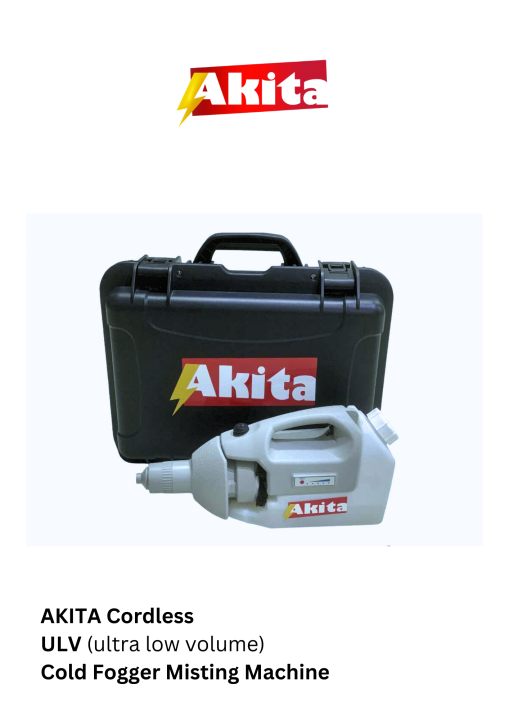 Akita Cordless ULV Cold Fogger Misting Machine | Lazada PH