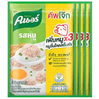 คนอร์ คัพโจ๊ก รสหมู (แบบซอง) 35กรัม X4ซอง