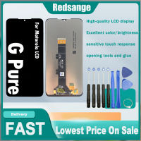 Redsange ของแท้สำหรับ Motorola G บริสุทธิ์จอ LCD อะไหล่หน้าจอสัมผัสตัวประกอบดิจิตอลสำหรับ Motorola G XT-2163-4บริสุทธิ์ XT2163-4