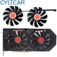 2pcsset95MM FDC10U12S9-C CF1010U12S CF9010H12S XFX RX580 GPU Cooler Fan For HIS RX 590 580 570 Graphics Card Cooling