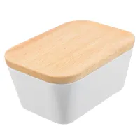 1Pc Practical Butter Box for Home Restaurant Butter Container with Lid (Assorted Color)