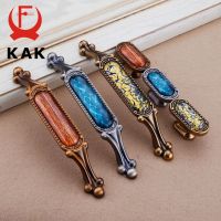 ☞✳ KAK Vintage Crystal Cabinet Knobs and Handles European Drawer Knobs Kitchen Handle Cupboard Door Pulls Furniture Handle Hardware