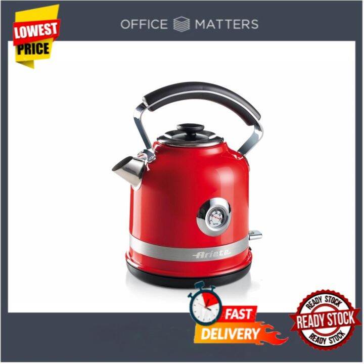 [Office Matters] Ariete Vintage Electric Kettle 1.7L Lazada
