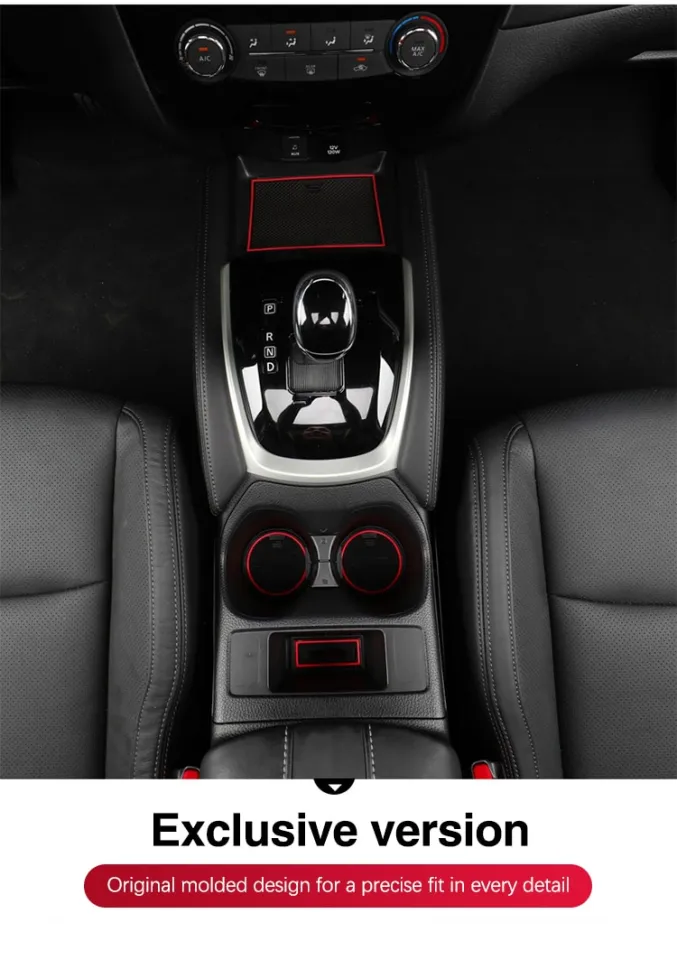 Car Door Groove Mat For Mazda CX-3 CX3 CX 3 DK 2015~2022 Non-Slip Mat Dust Mat  Slot Hole Pad Ruer Coaster Car Accessories