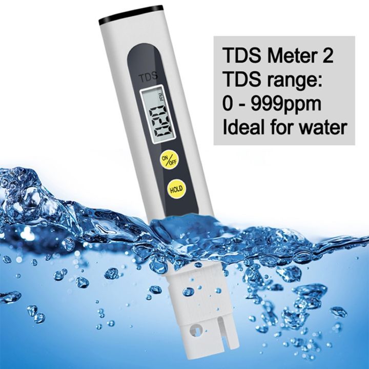 ตัวกรองเครื่องมิเตอร์วัดน้ำดิจิตอลปากกาวัดคุณภาพน้ำ-tds-แบบพกพาทดสอบทดสอบความบริสุทธิ์ของคุณภาพน้ำสำหรับสระน้ำในตู้ปลา