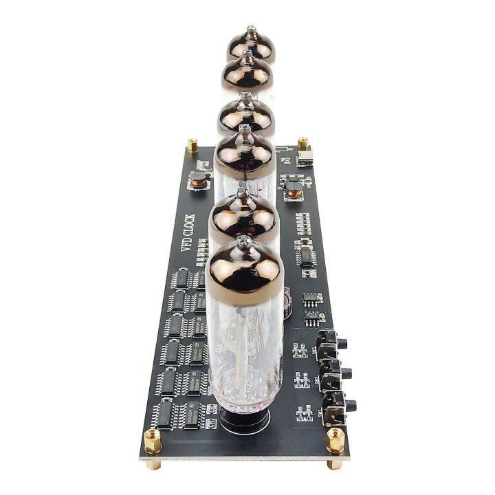 ghxamp-นาฬิกา-iv11วาล์วอิเล็กทรอนิกส์-vfd-นาฬิกาหลอดฟลูออเรสเซนต์ย้อนยุคไฮเอนด์วัสดุสีอะคริลิค255-usb-c-dc-5v-1ชิ้น