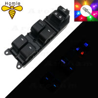 Interruptor De Janela LED Riluminado Para Toyota,Condução Esquerda Do Passageiro,RAV4, Camry, Corolla, Auris, Yaris, Cruiser 84820-06130, 84820-02190