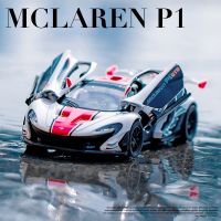 1:32 McLaren P1 GTR Supercar Car model Alloy Pull Back Kid Car Toy sound and light collection birthday gift