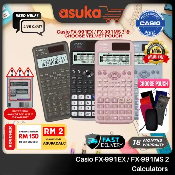 Casio FX991EX Classwiz Scientific Calculator ( Black/Pink/Blue, Solar  Power)