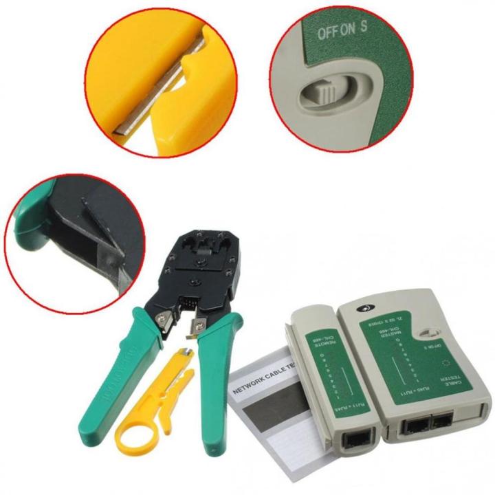 network-ethernet-lan-kit-4-in-1-cable-tester-crimping-plier-crimper-wire-stripper-100x-rj45-cat5-cat5e-connector-plug-netw