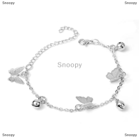 Snoopy สร้อยคอโซ่แฟชั่นรูปผีเสื้อสวยๆปรับความสวยได้กำไลแต่งงานกำไลข้อมือน่ารักสำหรับผู้หญิงเครื่องประดับงานปาร์ตี้ของขวัญ