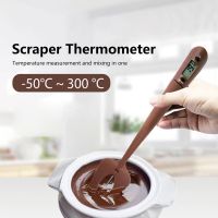 ┅♠✴ Digital Spatula Thermometer Cooking Candy Temperature Reader Stirrer In One Silicone Electronic Thermometer Stirring Food