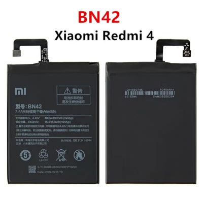 BN42 แบตเตอรี่ สำหรับ Xiaomi Redmi 4 Battery BN42 Redmi4 โทรศัพท์คุณภาพสูงเปลี่ยนแบตเตอรี่